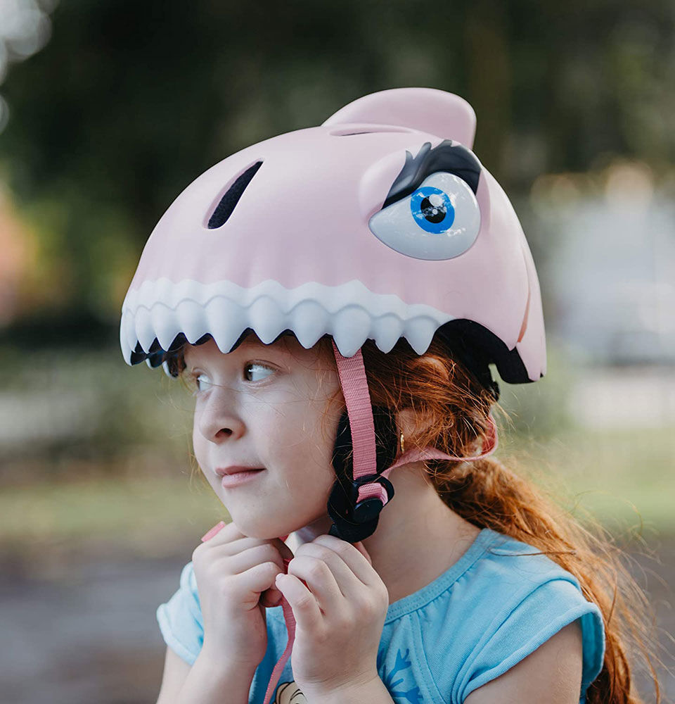 Animiles 3 D kids helmet Pink Shark one size fits ages 3 8 English Edition