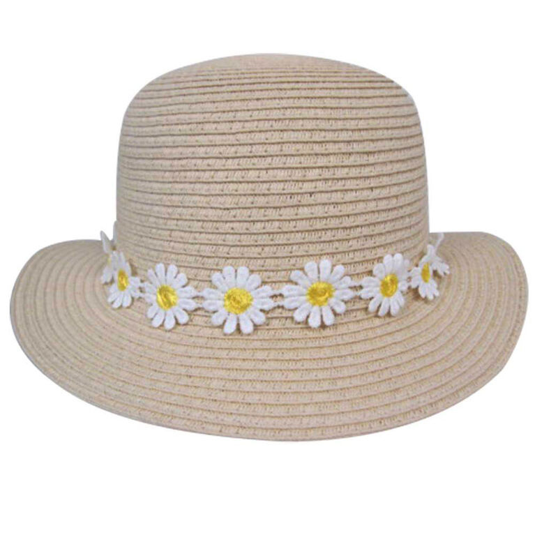 Baby B - Straw Hat - Daisy, Natural, 12-24M