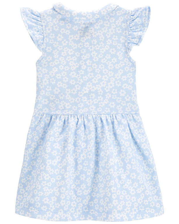 Carter's Floral Button Front Dress 6M