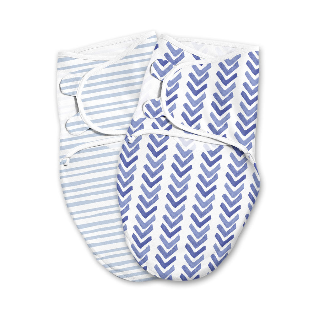 SwaddleMe Luxe Easy Change Water Color Indigo