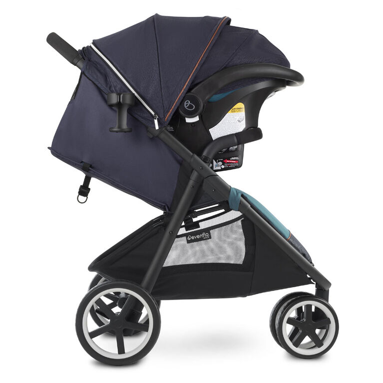 Evenflo Gold Verge 3 Wheel Travel System-Sapphire - R Exclusive