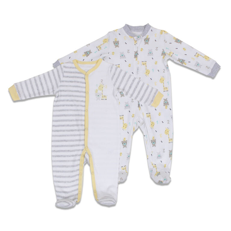Koala Baby 2 Pack Sleeper Giraffe Bear Newborn