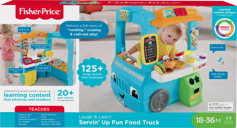 FisherPrice Laugh & Learn Servin' Up Fun Food Truck English Edition Babies R Us Canada
