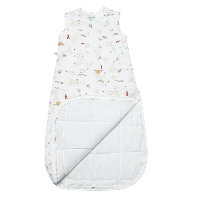 Perlimpinpin-Bamboo sleep bag 1.0 TOG-Desert-18-36m