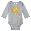 Lot de deux pièces : pantalon et maillot biologiques Onesies à manches longues pour nouveau-né garçon – Petit Lion 12 mois