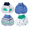 Just Born Baby Boys' 4-Pack Organic Mittens - Lil' Dino