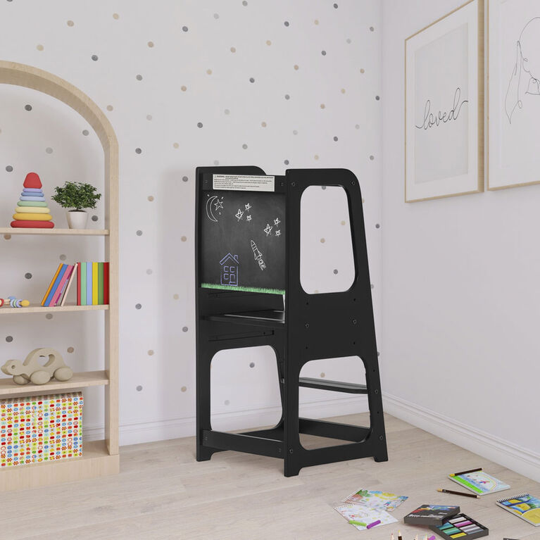 Explora Toddler Learning Tower Black