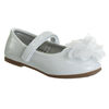 Laura Ashley Ballerina Flats White Patent Size 7