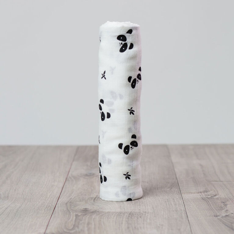 Lulujo Bamboo Muslin Swaddle Blanket Panda Babies R Us Canada