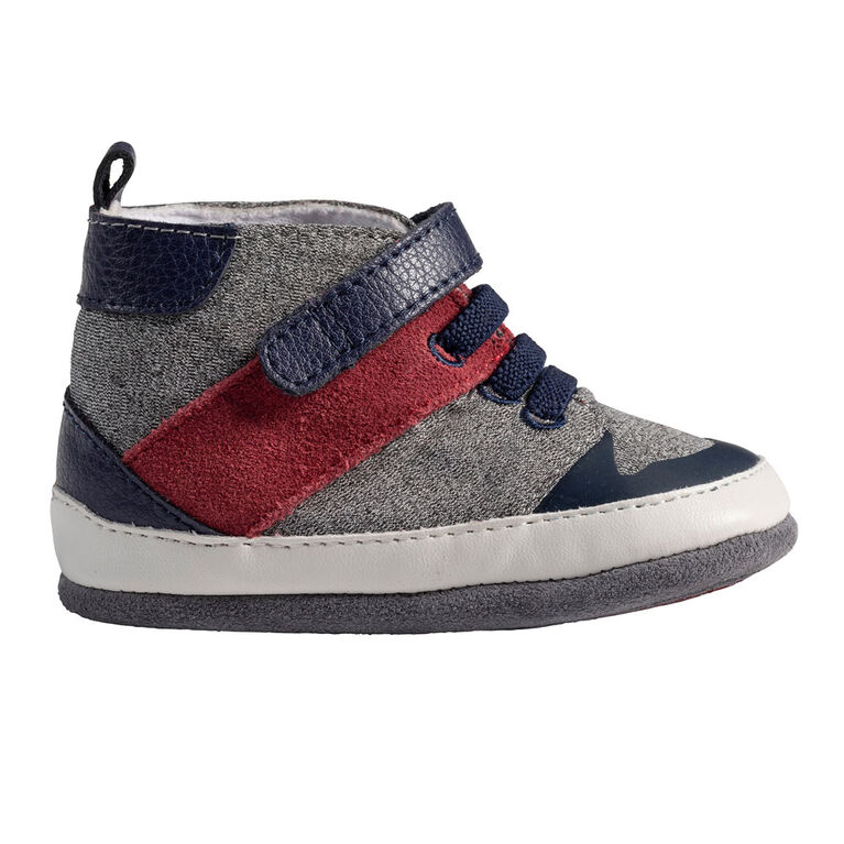 Robeez - Mini Shoez  High Top Navy 9-12M