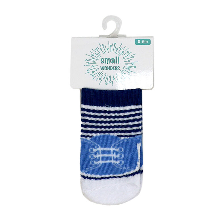 Small Wonder - Baby Sock,Blue Sneaker