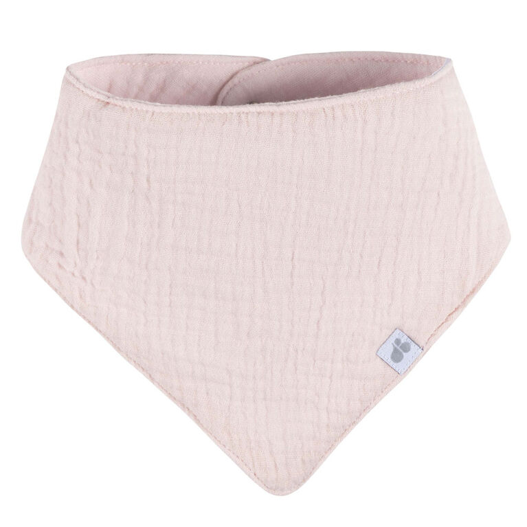 Just Born - Lot de 4 Bavoirs Bandana en Mousseline - Rose