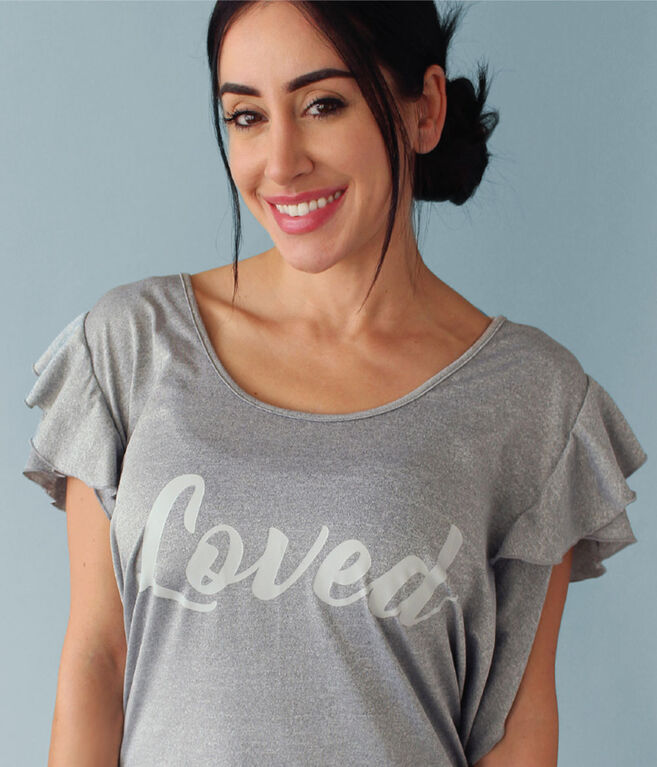 Itzy Ritzy - Nursing Tee Cover -Loved.