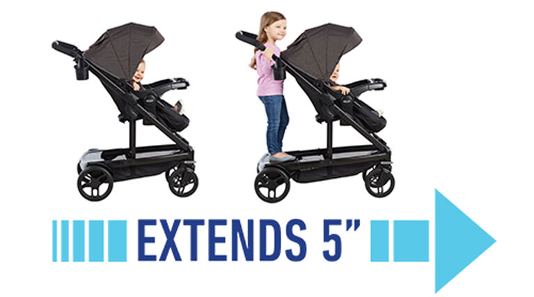 Graco UNO2DUO Single to Double Stroller - Ellington - R Exclusive