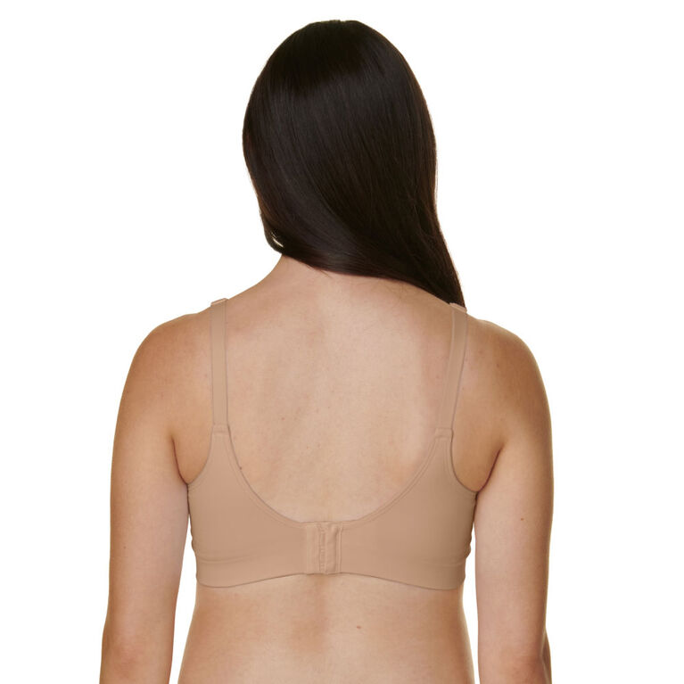 Basics by Bravado Double Layer Maternity and Nursing Bra, Almond