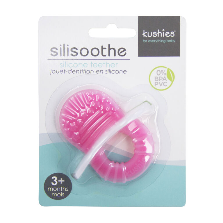 Kushies Silisoothe Silicone Teether - Candy