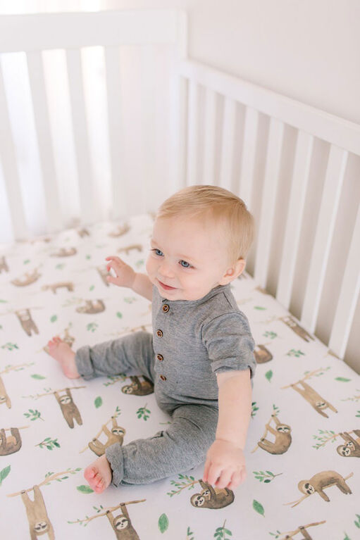 Copper Pearl -  Premium Crib Sheet - Noah