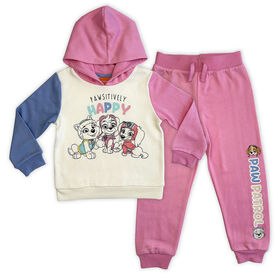 Paw Patrol 2 Piece Hoodie & Jogger - OffWhite/Pink 4T