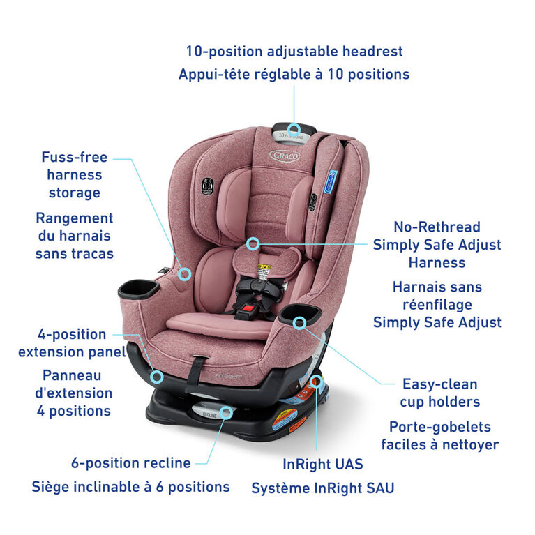 Graco Extend2Fit Convertible Car Seat - Talia