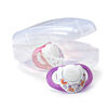 Ensemble de 2 sucettes orthodontiques Deco NaturalFit de Chicco, 4 Mois+ - Rose.