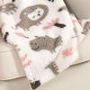 Koala Baby Baby Blanket - Pink Printed Jungle Animal
