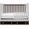 Barriere pour lit de bebe de Sassy - blanc.