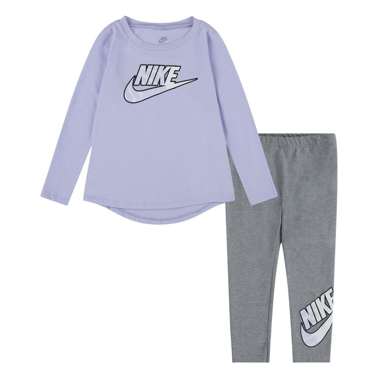 Nike Set -Light Grey Heather - Size 3T