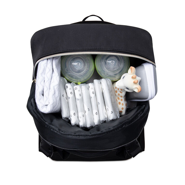 Fisher-Price Meghan Backpack Diaper Bag - Black & Tan