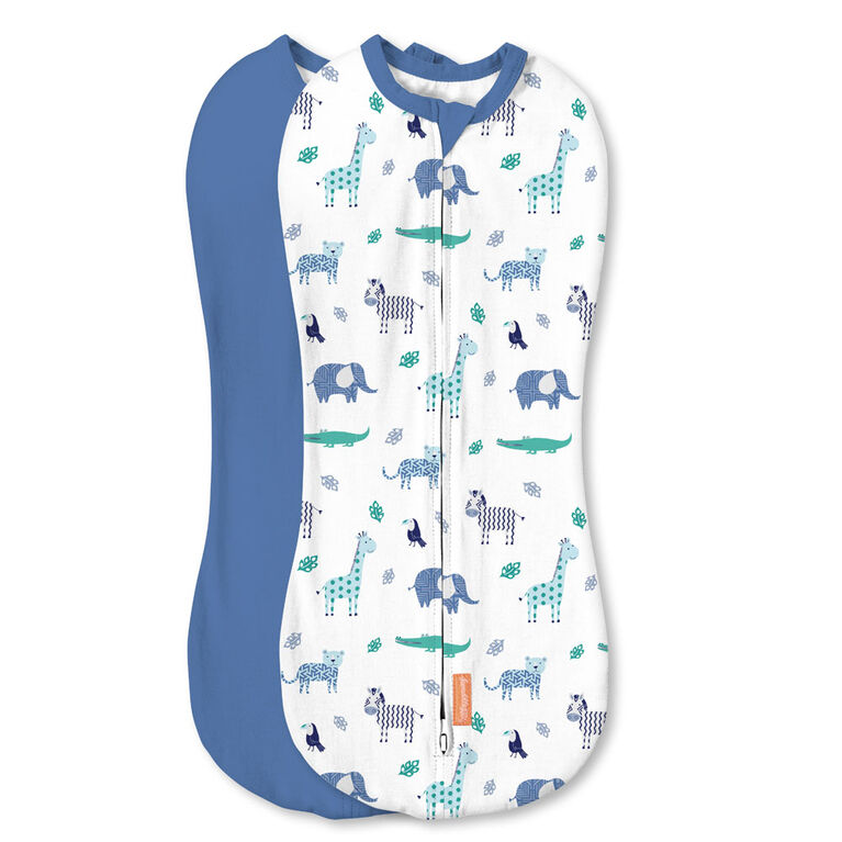 SwaddleMe 2 pack Pod SAFARI DREAMS STAGE 1, Newborn