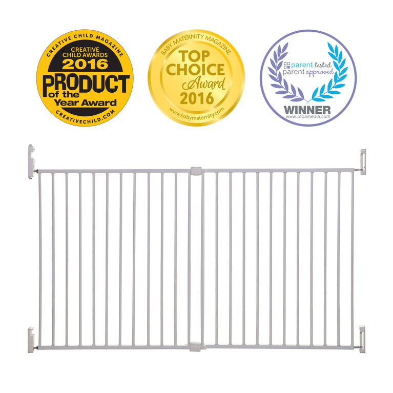 Dreambaby Broadway Xtra-Wide Gro-Gate - White