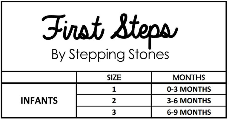 Chaussons de faux suédé avec coeurs d'or de First Steps Taille 3, 6-9 mois