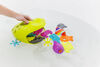 Boon Frog Pod Bath Toy Scoop, Drain & Storage - Green