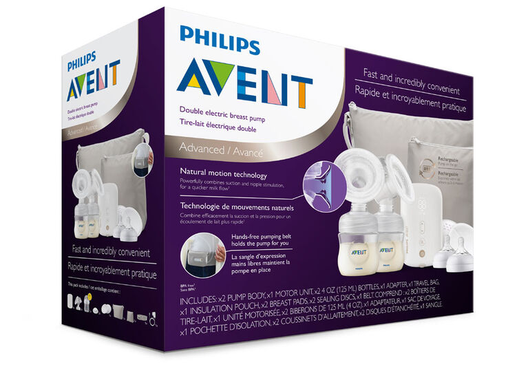 Tire-lait électrique électrique double Philips, SCF394/71 - Notre exclusivité