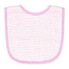 Ensemble bavoir et chaussettes 5 pièces Naturelle : rose