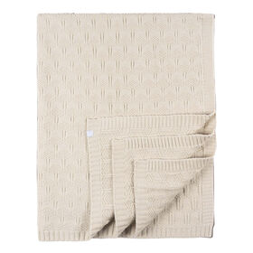 Just Born  - Sweater Knit Blanket - Tan