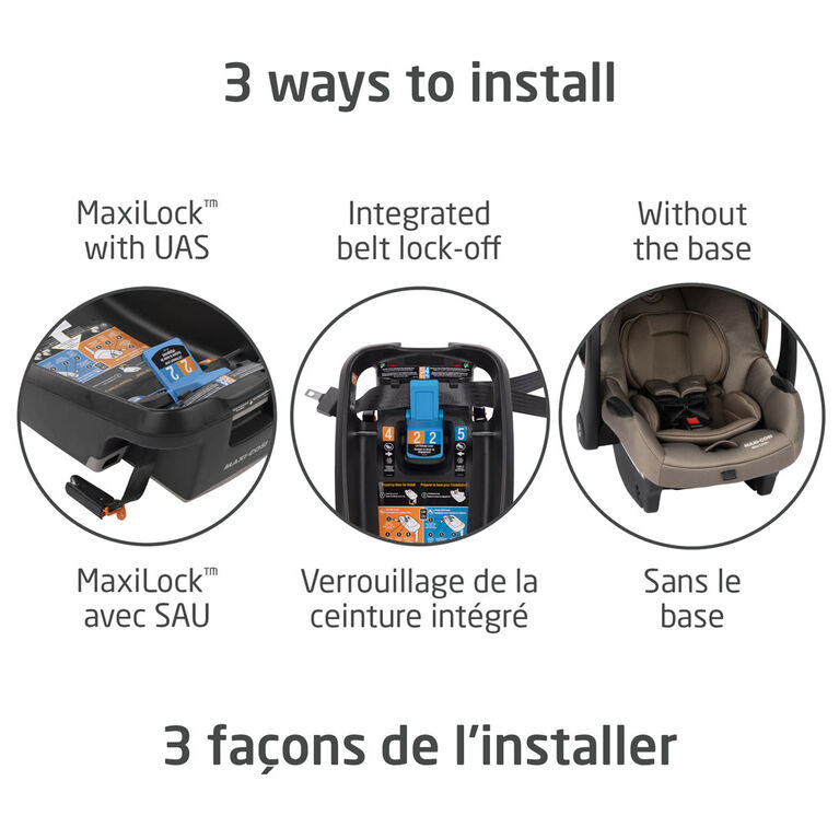 Maxi Cosi Mico Luxe+ Infant Car Seat - Twillic Truffle