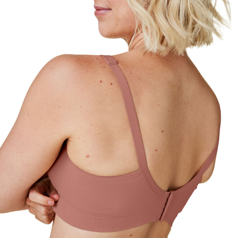 Bravado Designs Body Silk Seamless Maternity & Nursing Bra, Roseclay