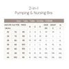Basics by Bravado 2-in-1 Pumping and Nursing Bra, Soft Rose