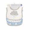 Koala Baby - 3 Pack Blue Cloud Applique JerseyY