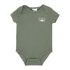 Mode bébé Ensemble 3 pièces en French Terry avec fermeture éclair : rayures