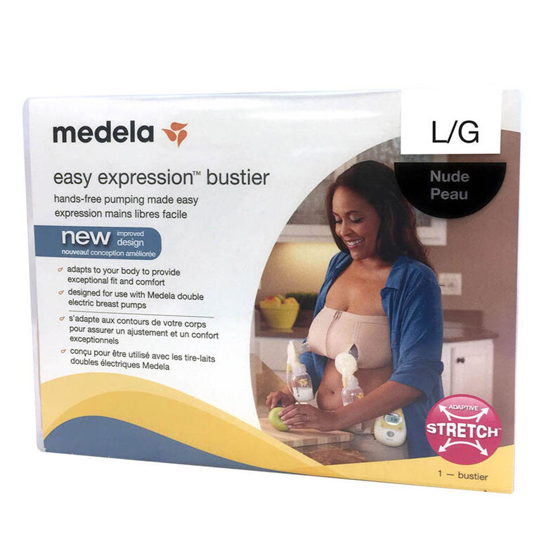 Medela Easy Expression Bustier - Beige, Grand.