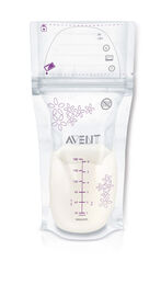 Sacs de conservation du lait maternel Philips Avent, 50 unités, 6 oz/180 ml