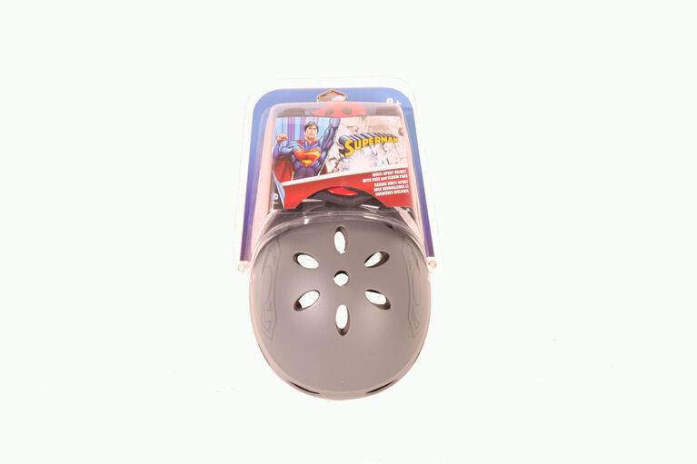 Combo casque et protecteurs pour jeunes Superman