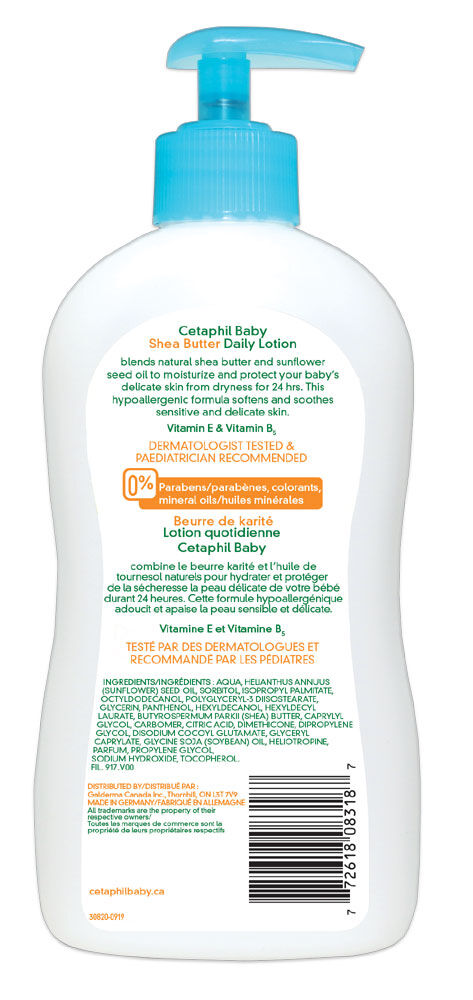 Cetaphil baby shop shea butter
