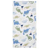 Gerber 5 Pack Flannel Receiving Blanket - Dinosaur