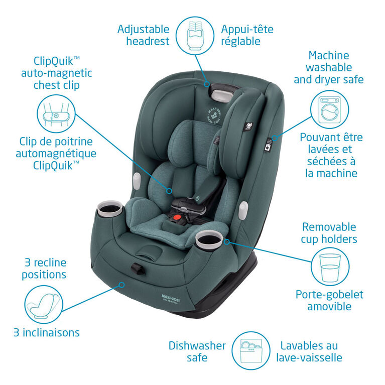 Maxi-Cosi Pria All In One Carseat - Essential Green