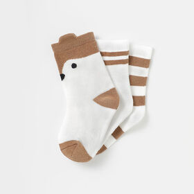 chaussettes mi-mollet &agrave; oreilles RISE Little Earthling