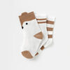 little critter crew socks, 2-3y - white