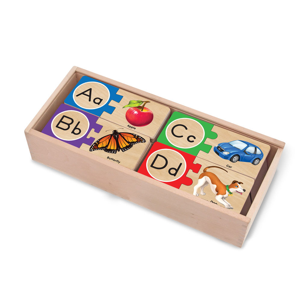 Melissa and Doug Self Correcting Letter Puzzles English