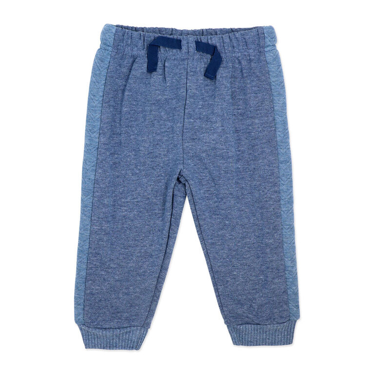 Baby Mode Ensemble jogging matelassé à capuche 2 pièces : bleu